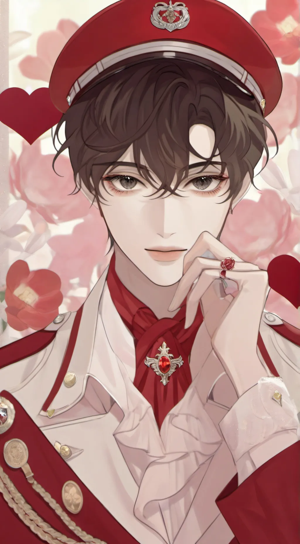 ai character: shadow background