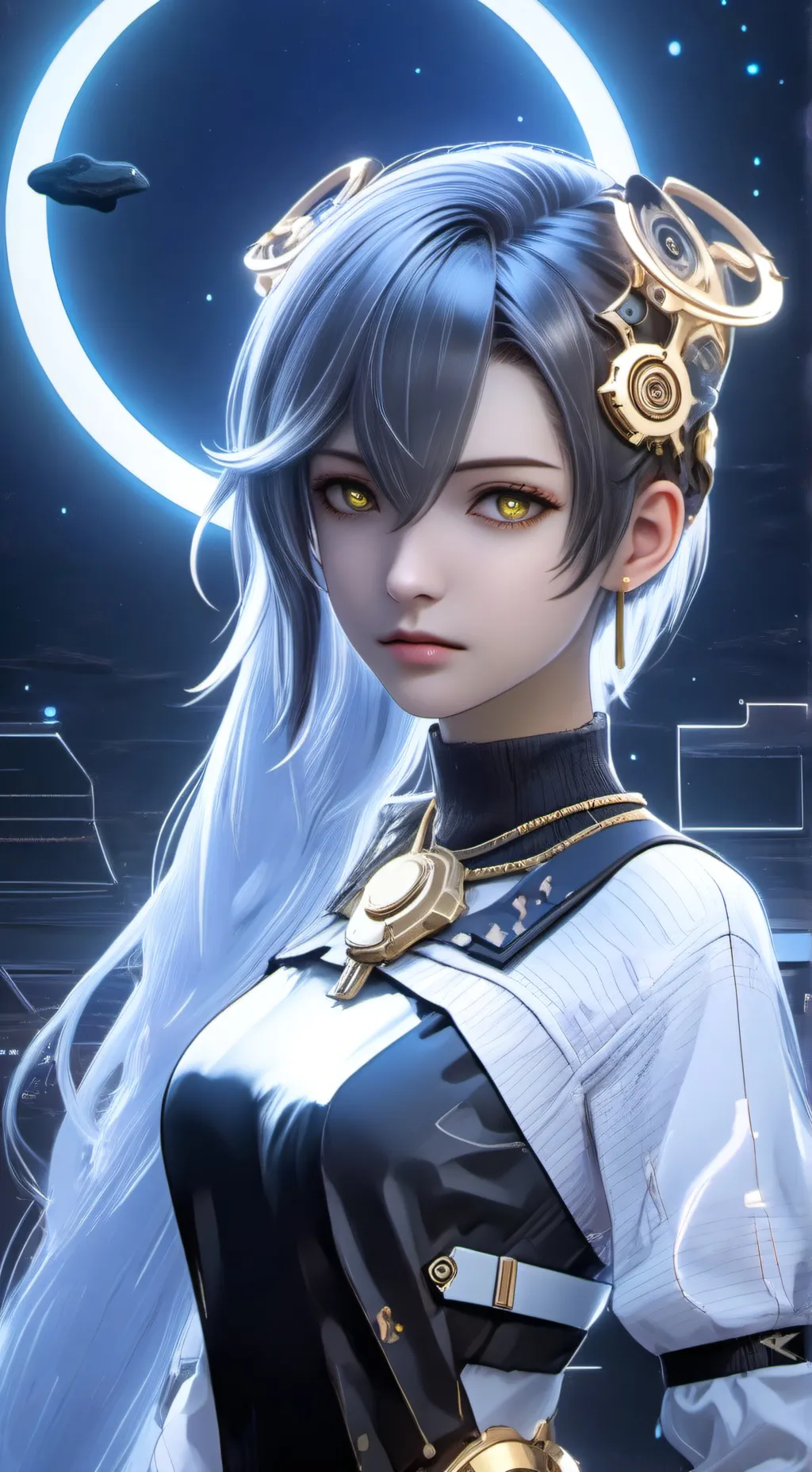 ai character: Luna background