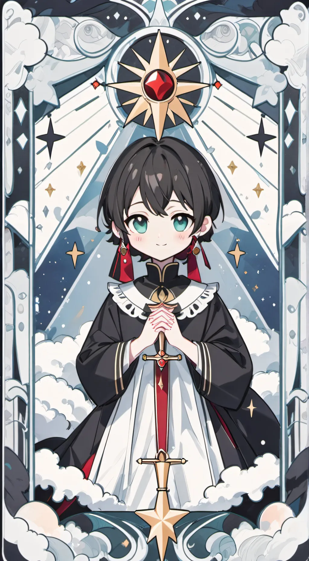 ai character: muigen😕 background
