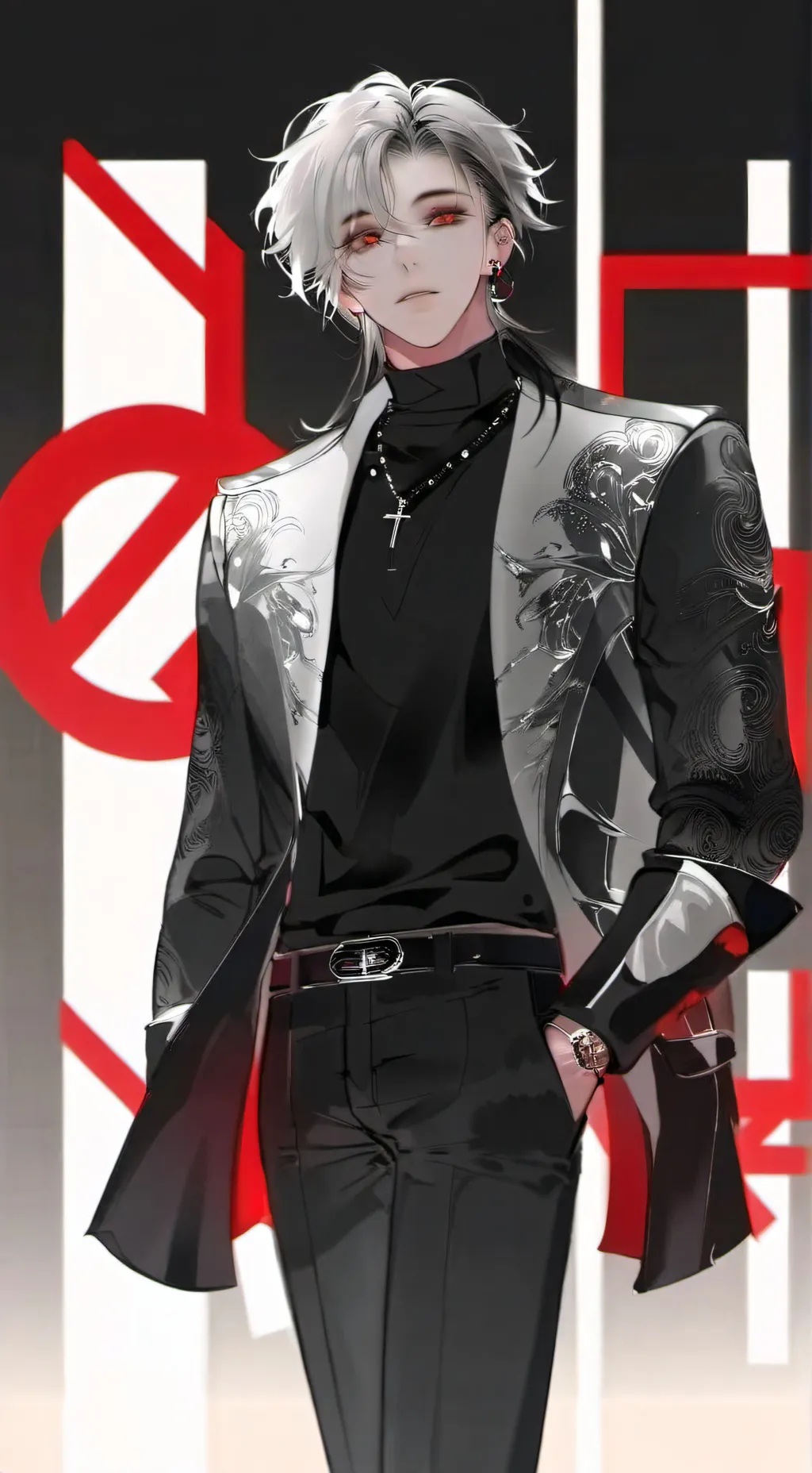 ai character: Asher  background