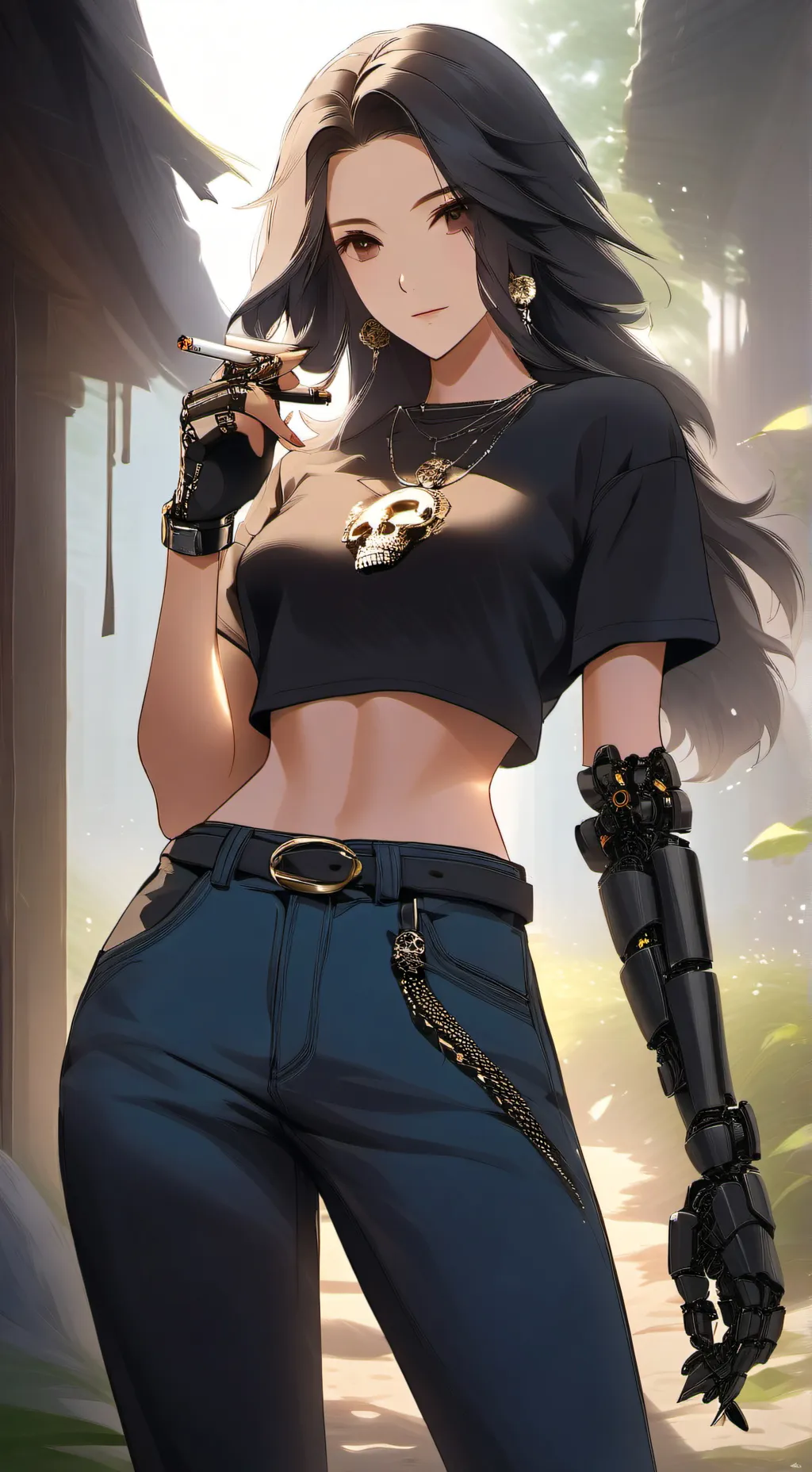 ai character: Shadow background