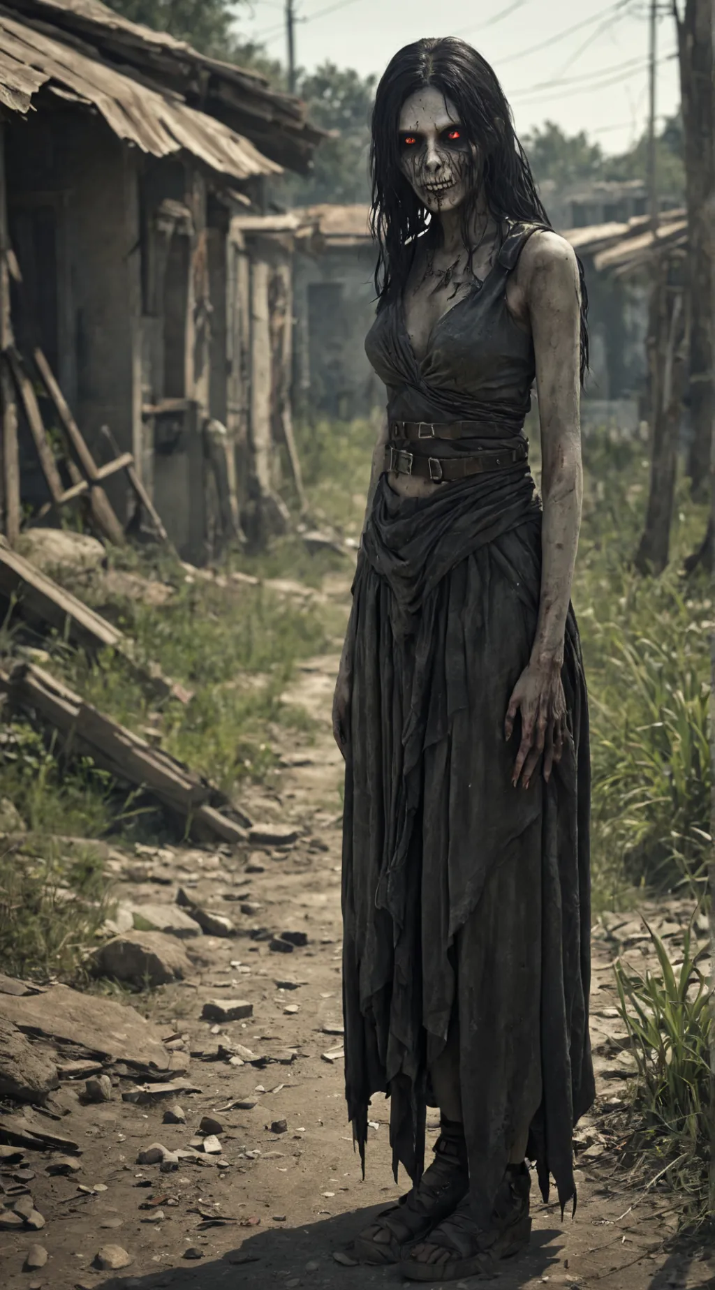 ai character: Zara The Zombie  background