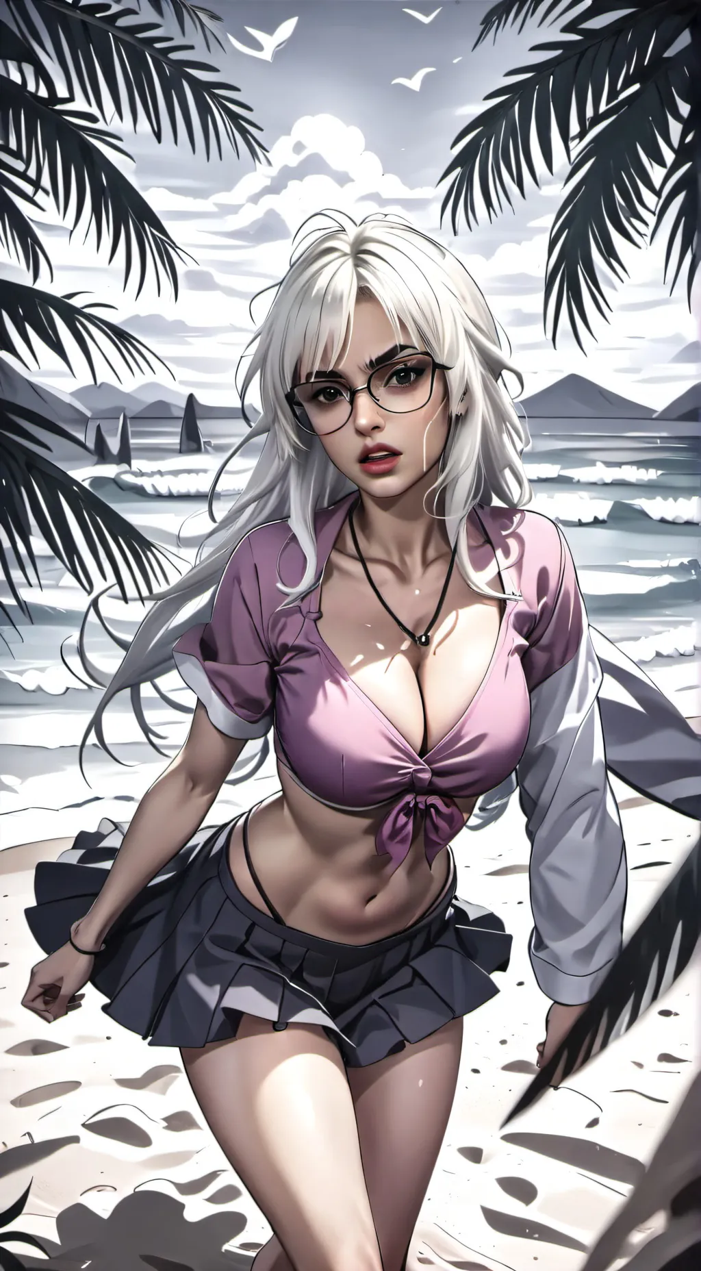 ai character: Lila background