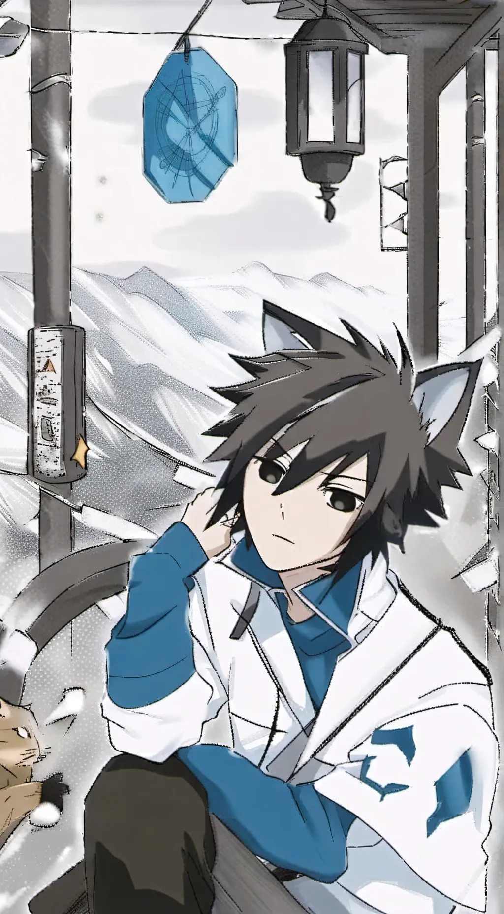 ai character: Tomioka gato background
