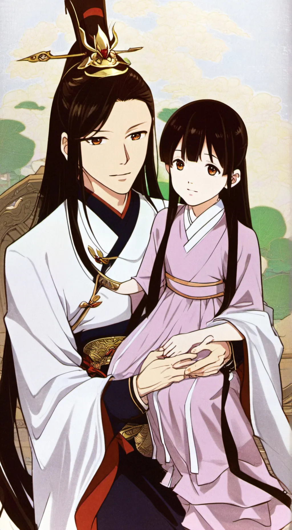 ai character: gaojun zoie  background