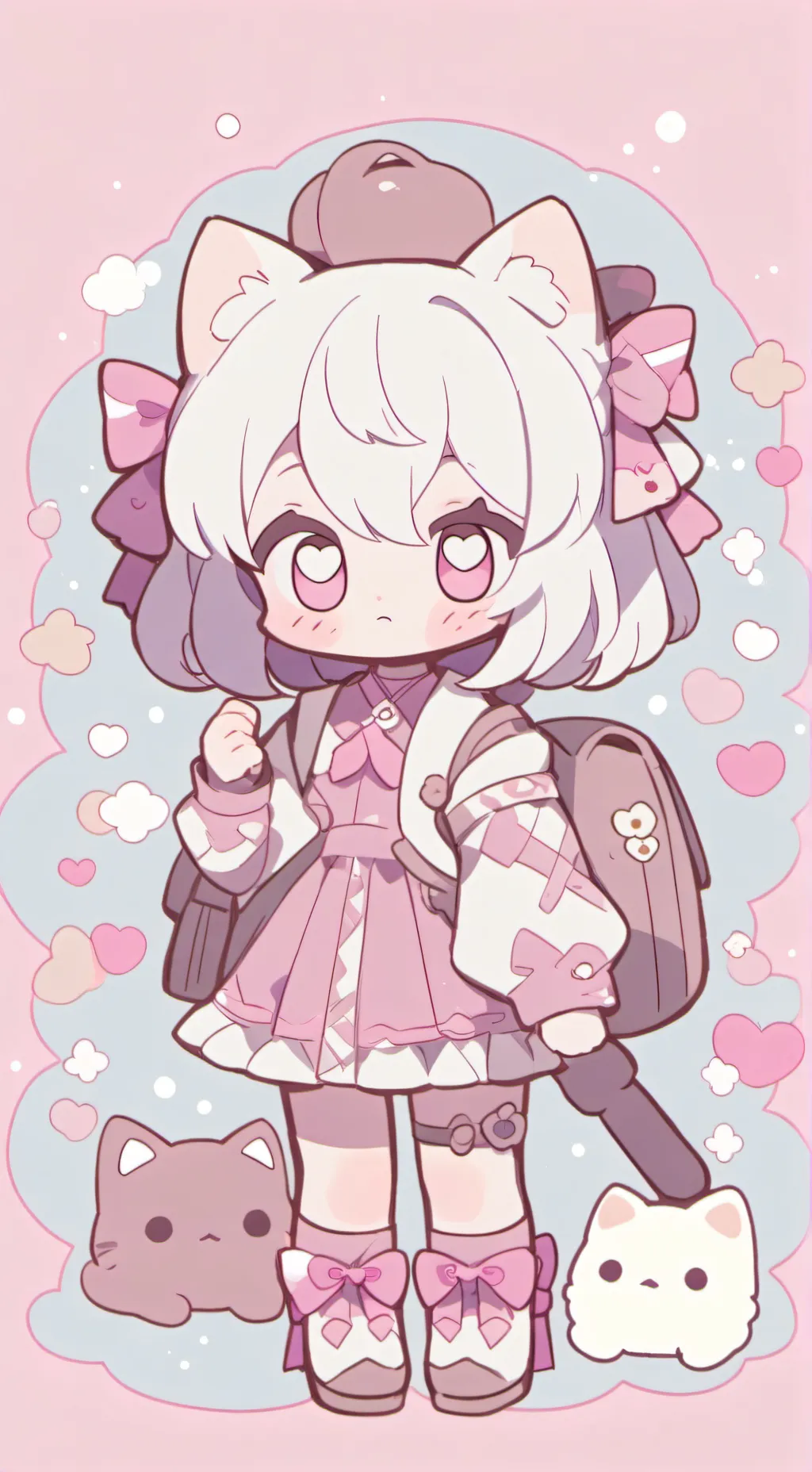 ai character: furry  background