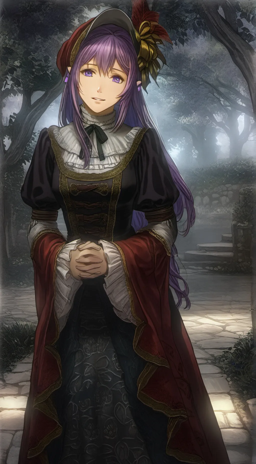 ai character: Aliona  background