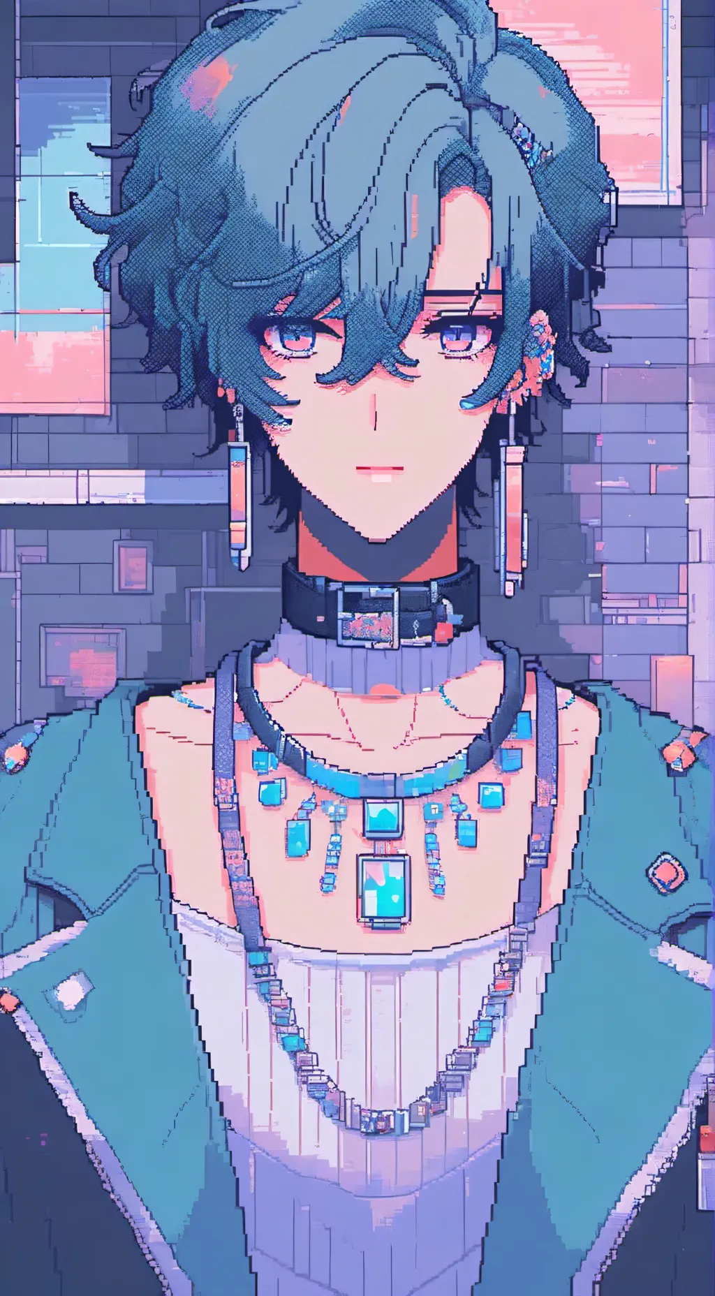 ai character: control collar background