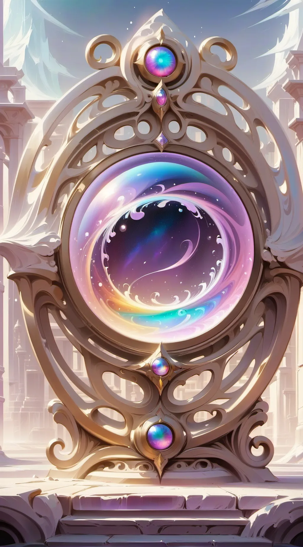 ai character: Portal to HH background