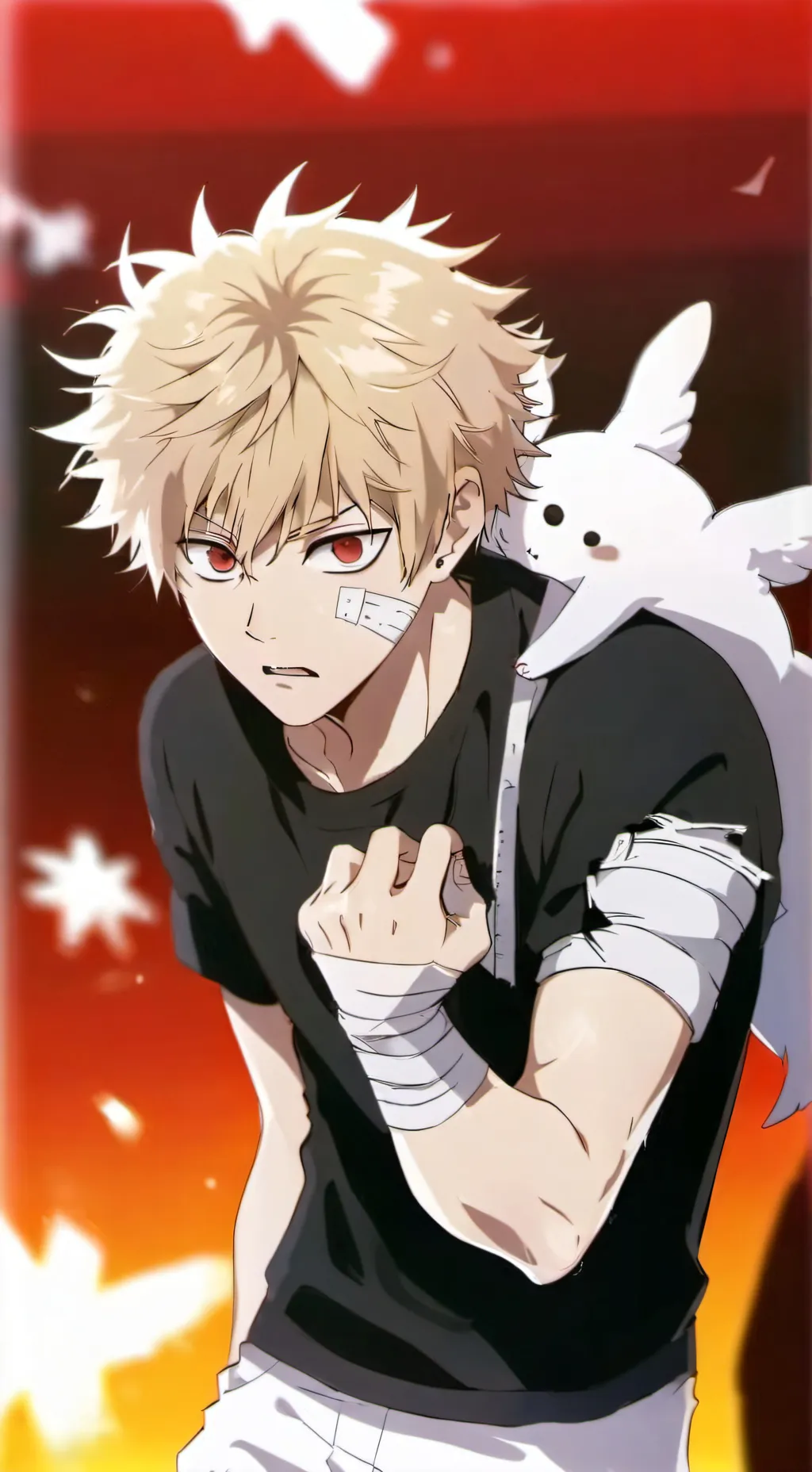 ai character: 💣~KATSUKI!~💥 background