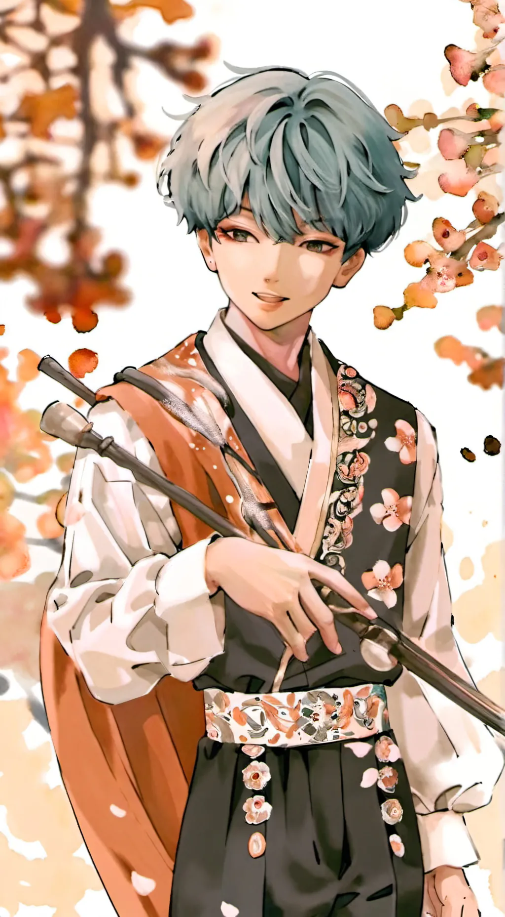 ai character: Baby saja background