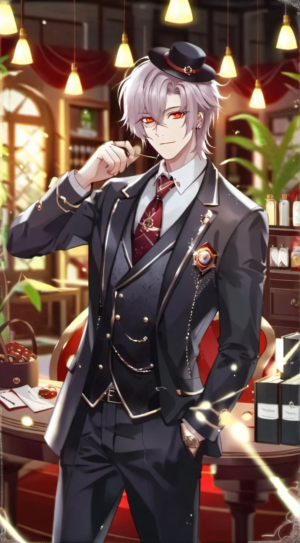 ai character: Max background