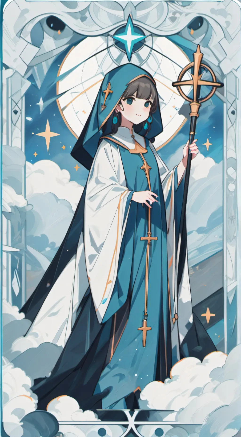 ai character: kana background