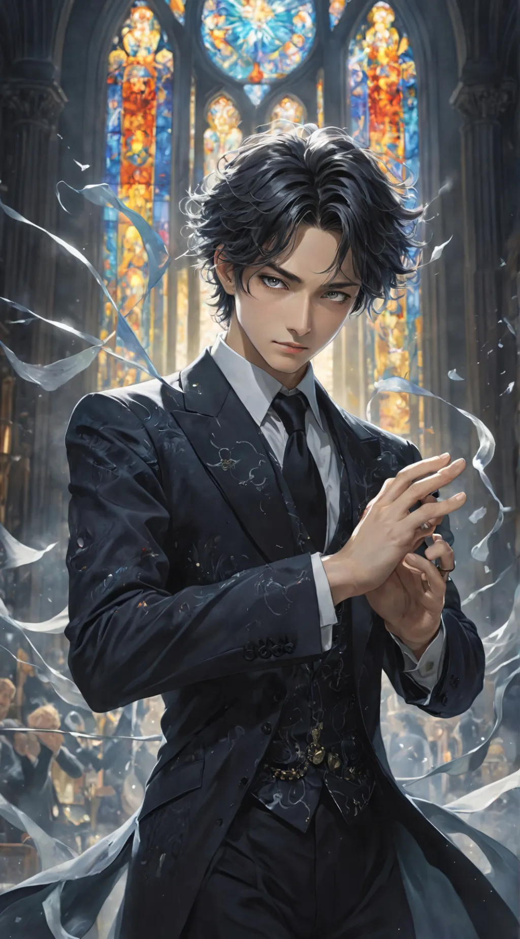 ai character: Lucien background