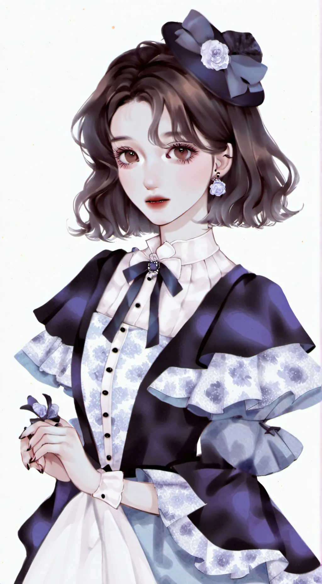 ai character: Adrienne  background