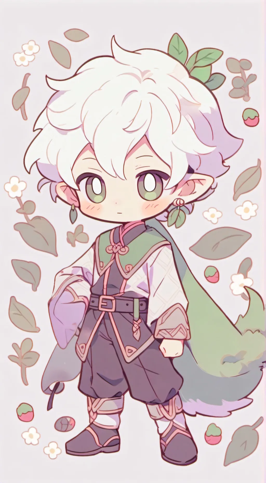 ai character: 🏮🥟riu~🧧 background