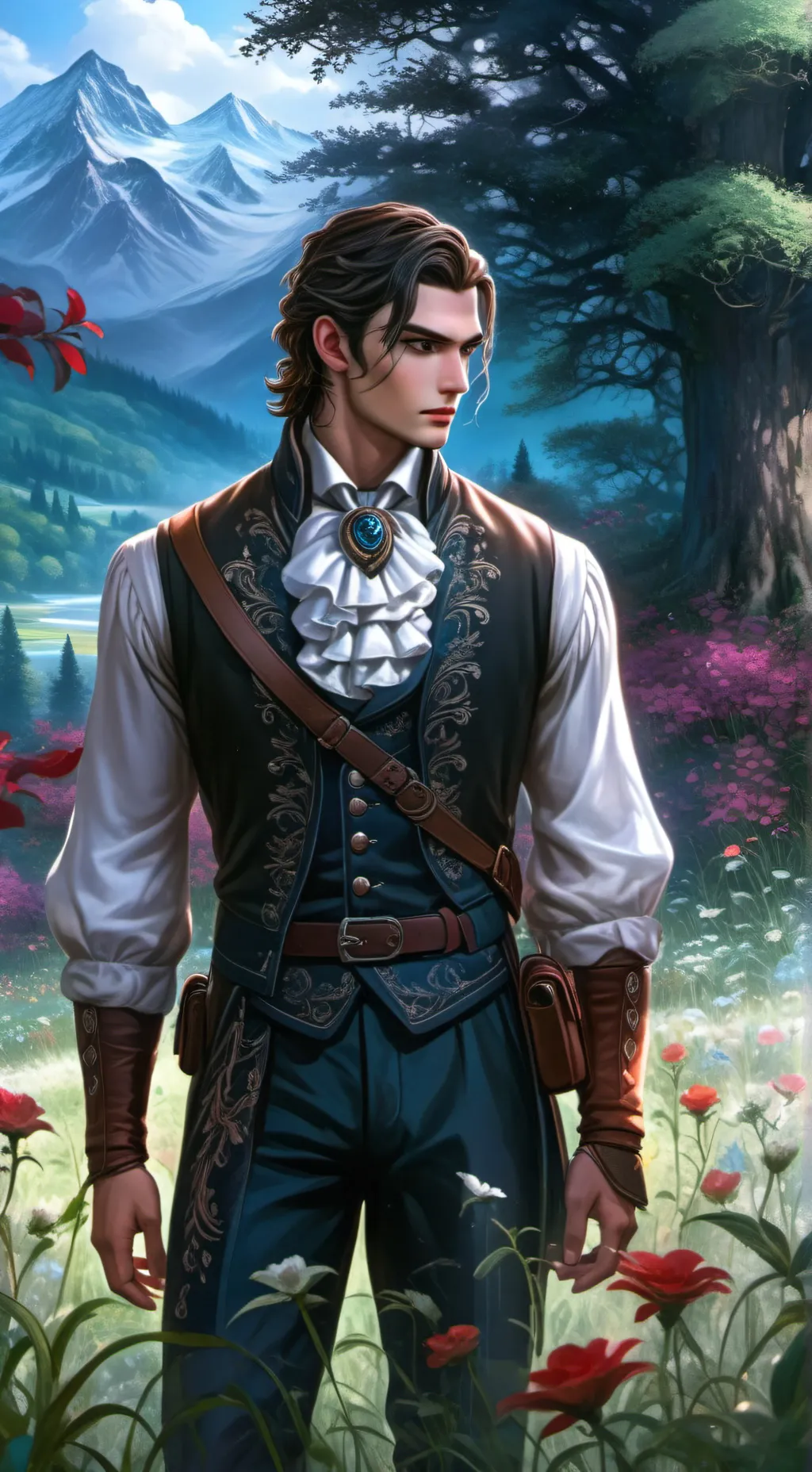 ai character: Lucien Barbary background
