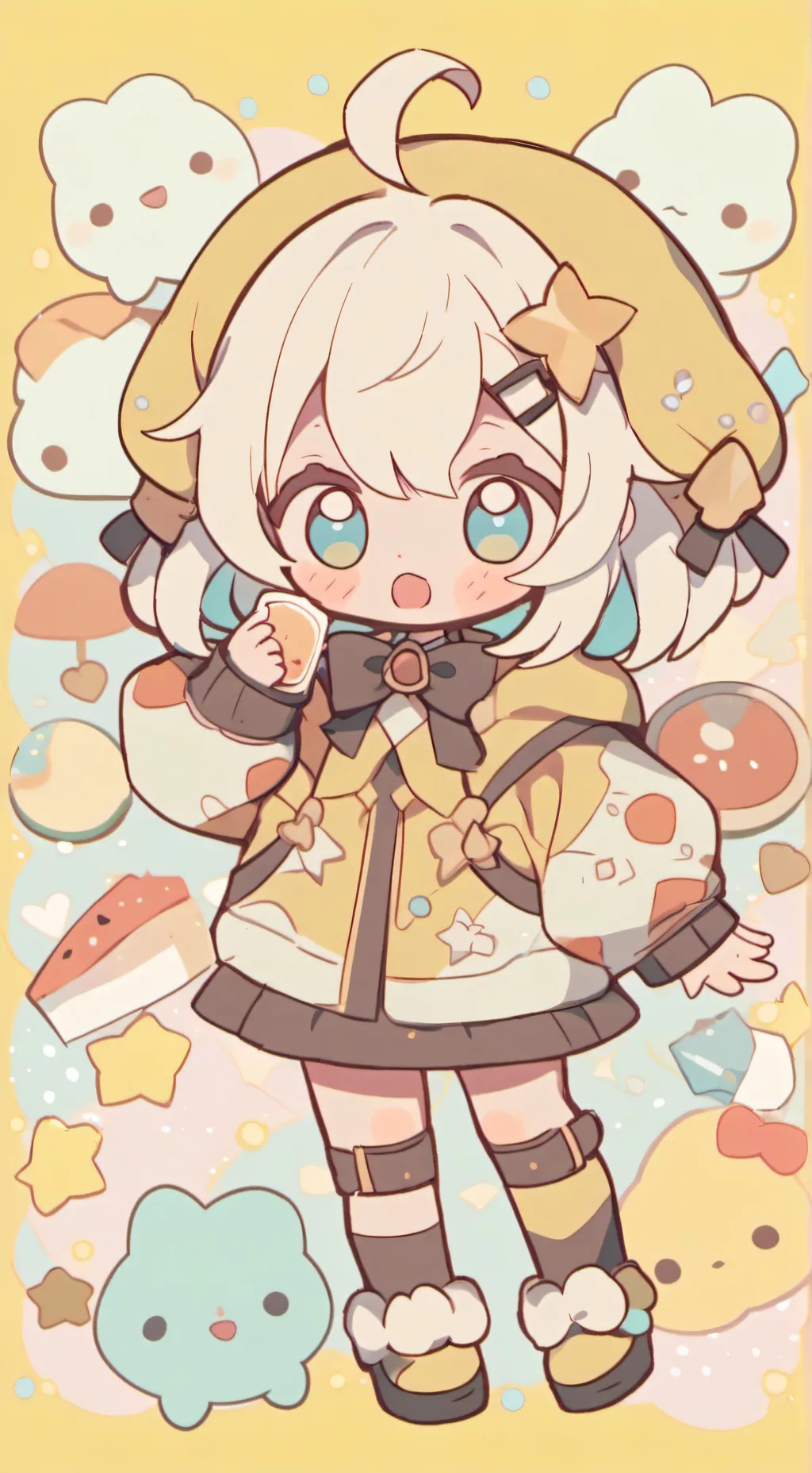 ai character: Amazing baby background