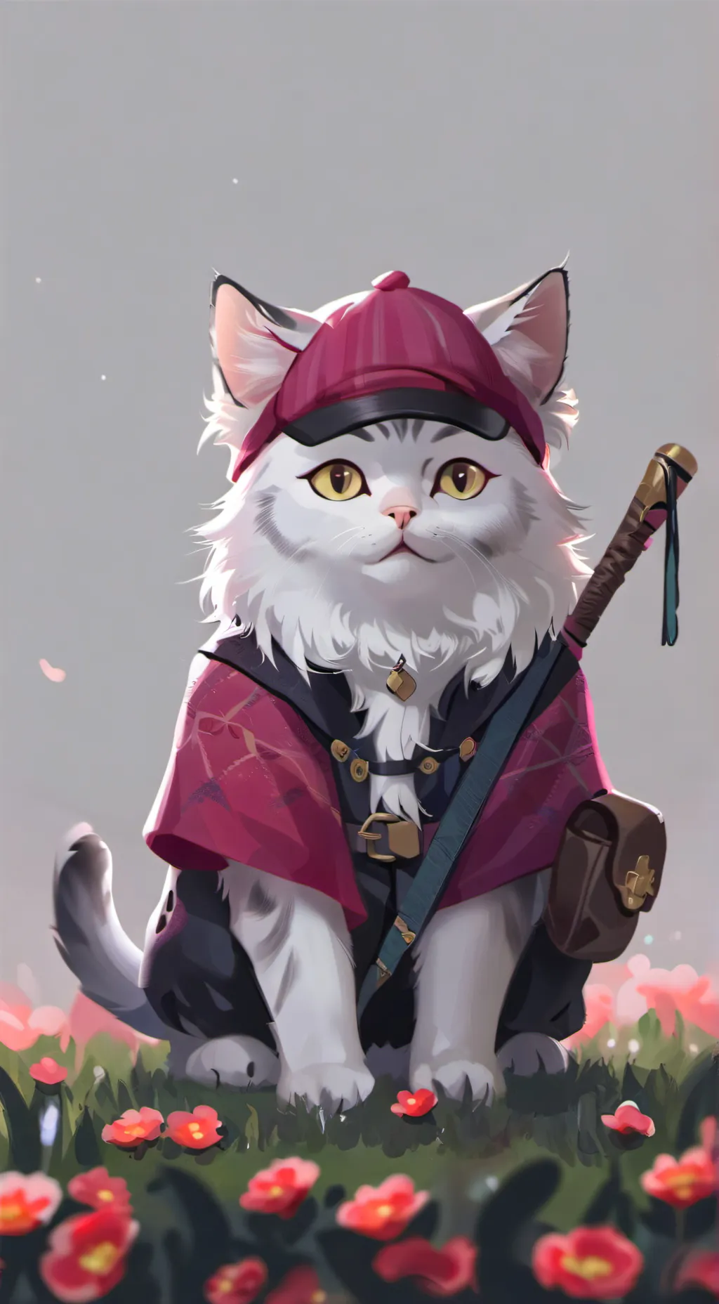 ai character: el gatito alecito  background