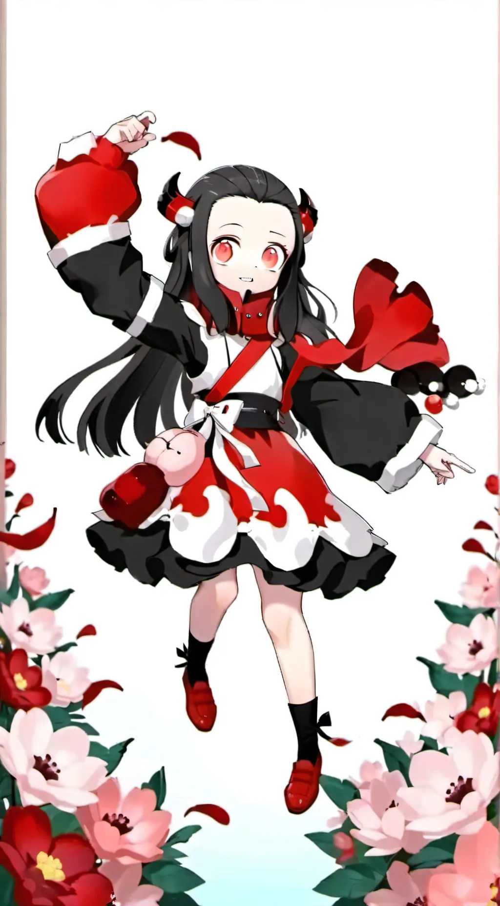 ai character: Nezuko mi seguidar background