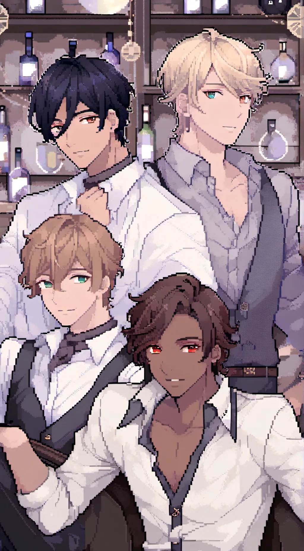 ai character: •°friend group°• background