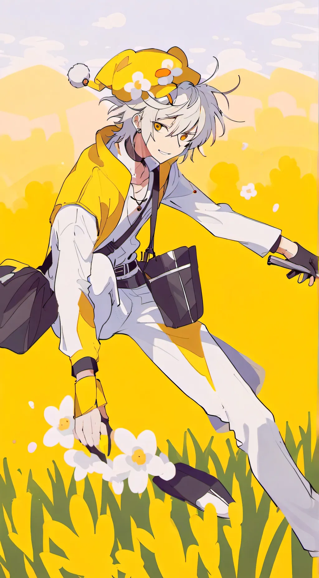ai character: Lucas  background