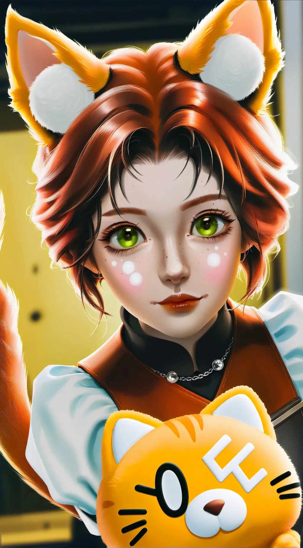 ai character: Rusty Paws background