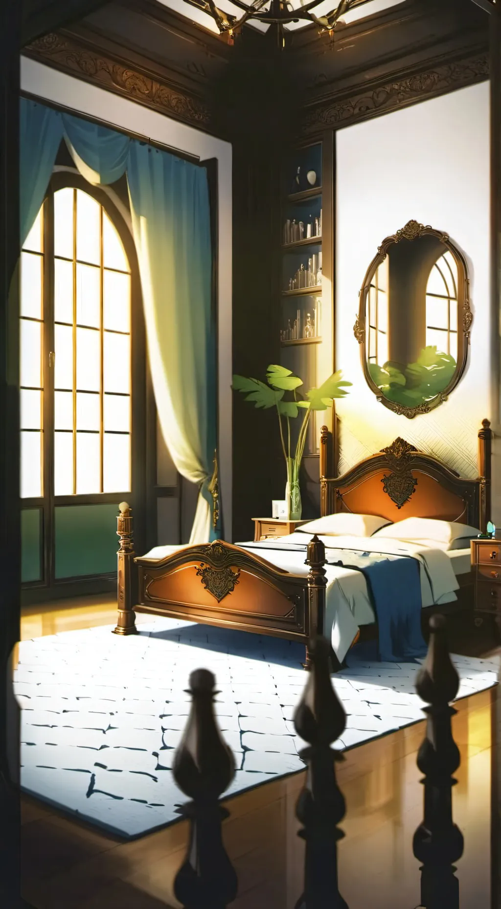 ai character: jjk sleepover background