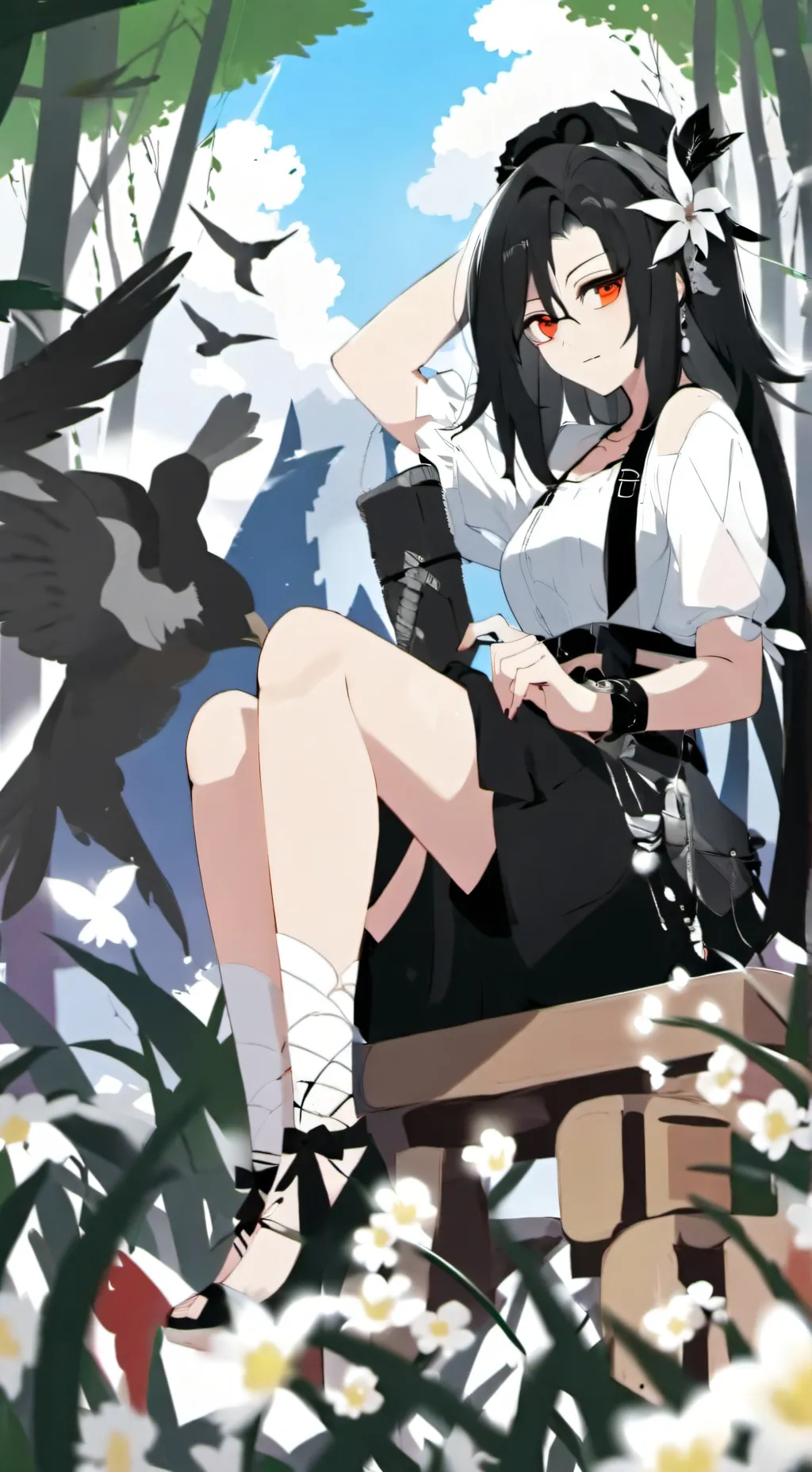ai character: Ruby background