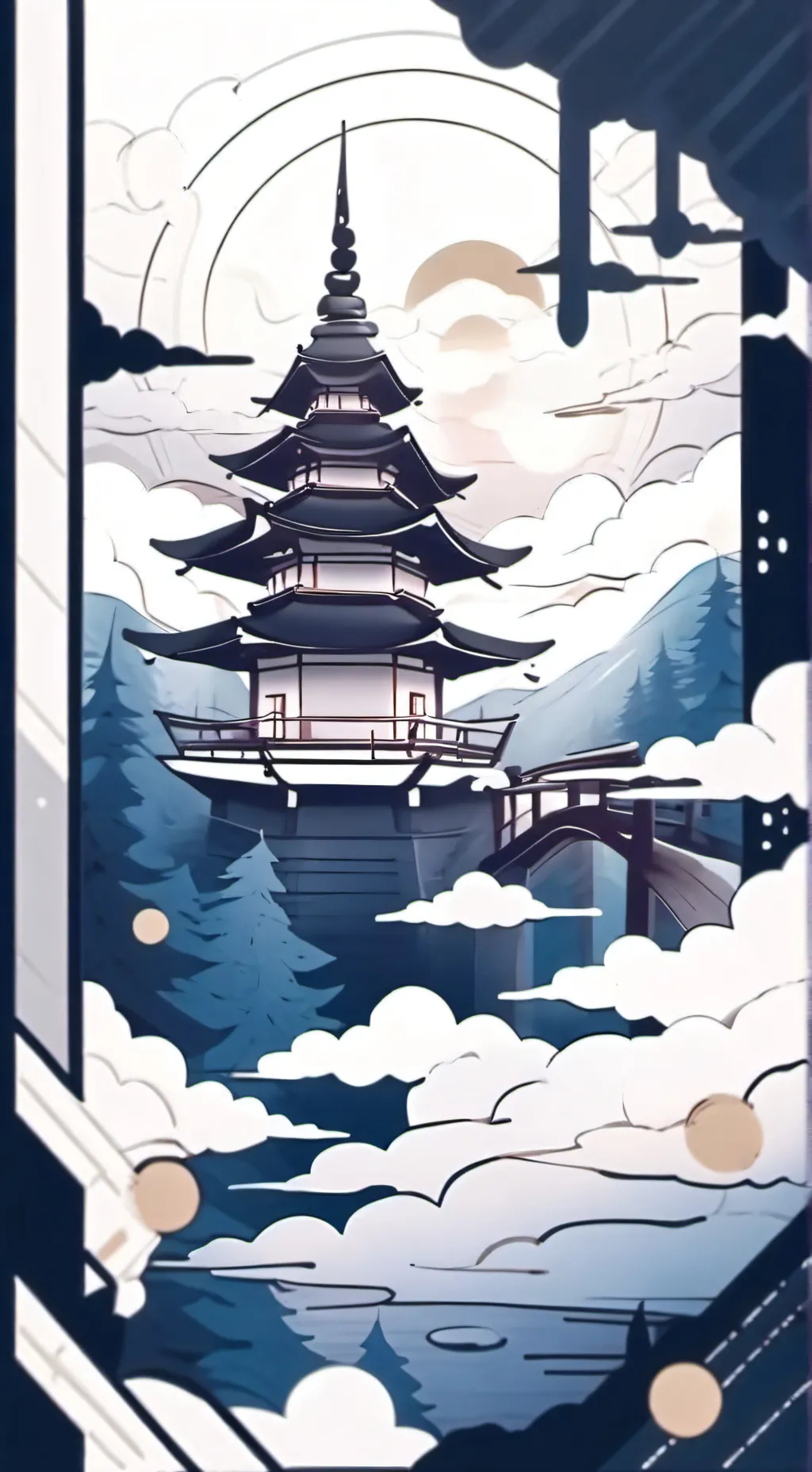 ai character: DW! (normal day)  background