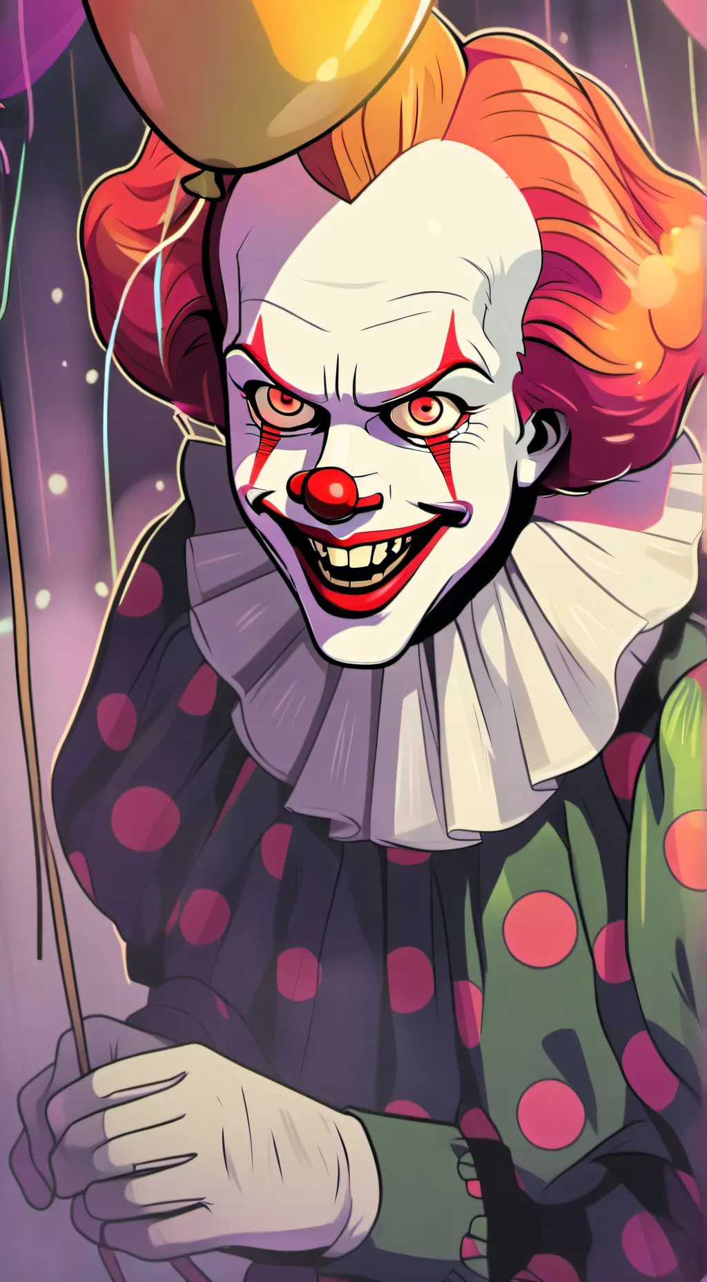 ai character: Pennywise background