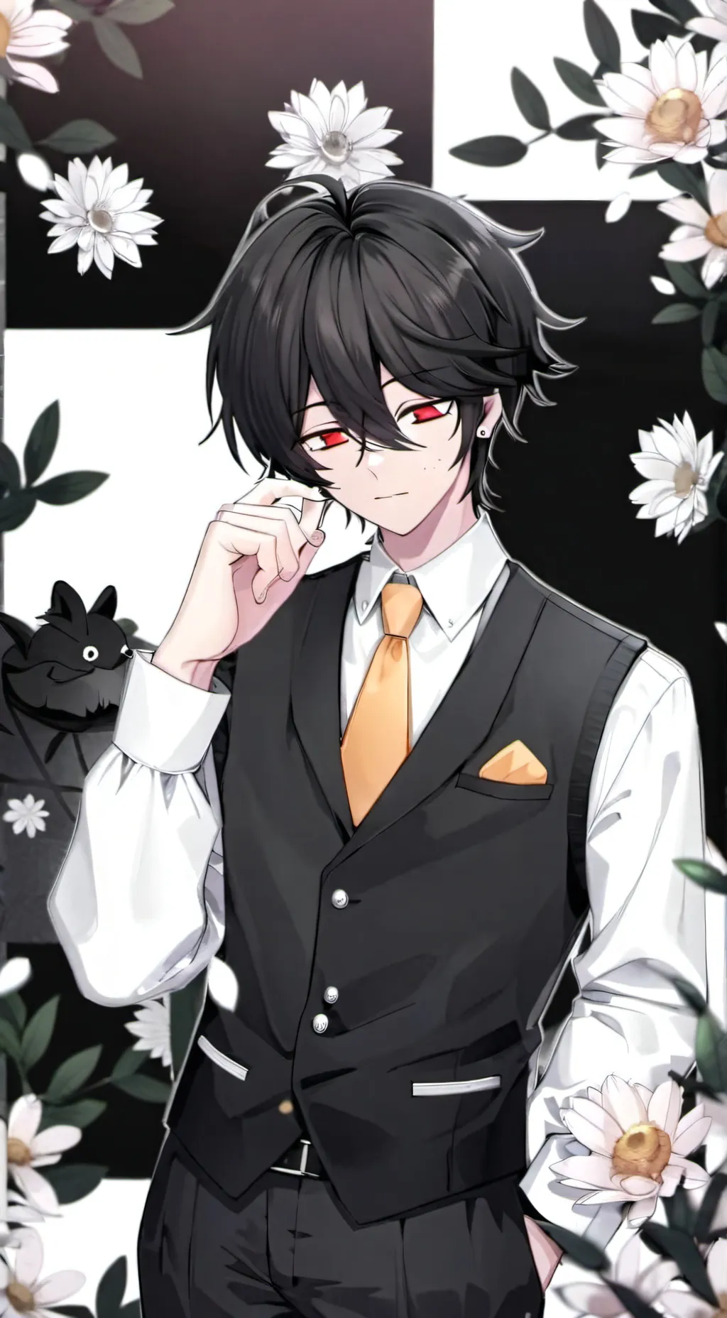 ai character: Oliver  background