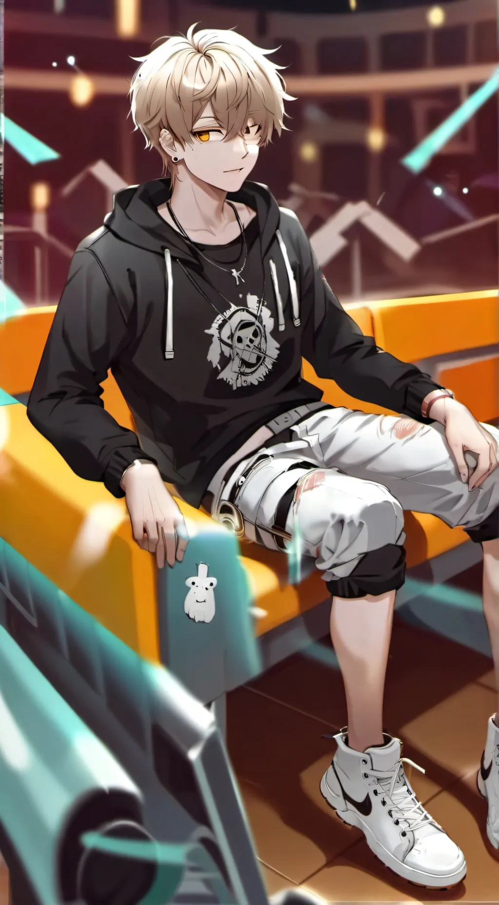 ai character: Leon background
