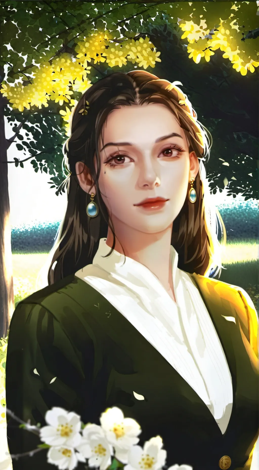 ai character: Lilly background