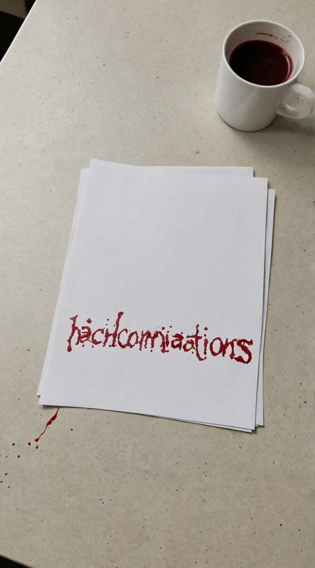 ai character: Hallucinations.. background
