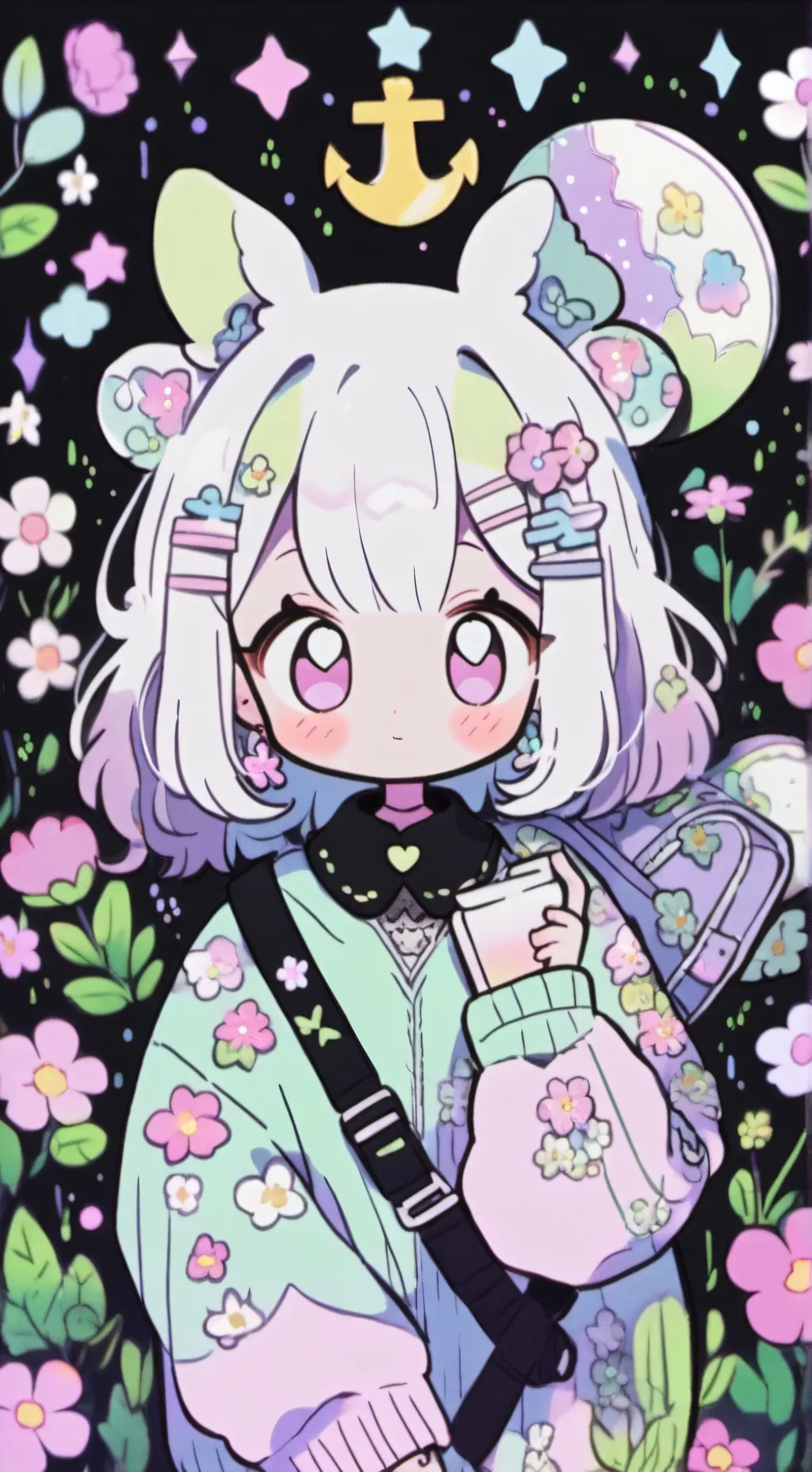ai character: phone - 2025 background