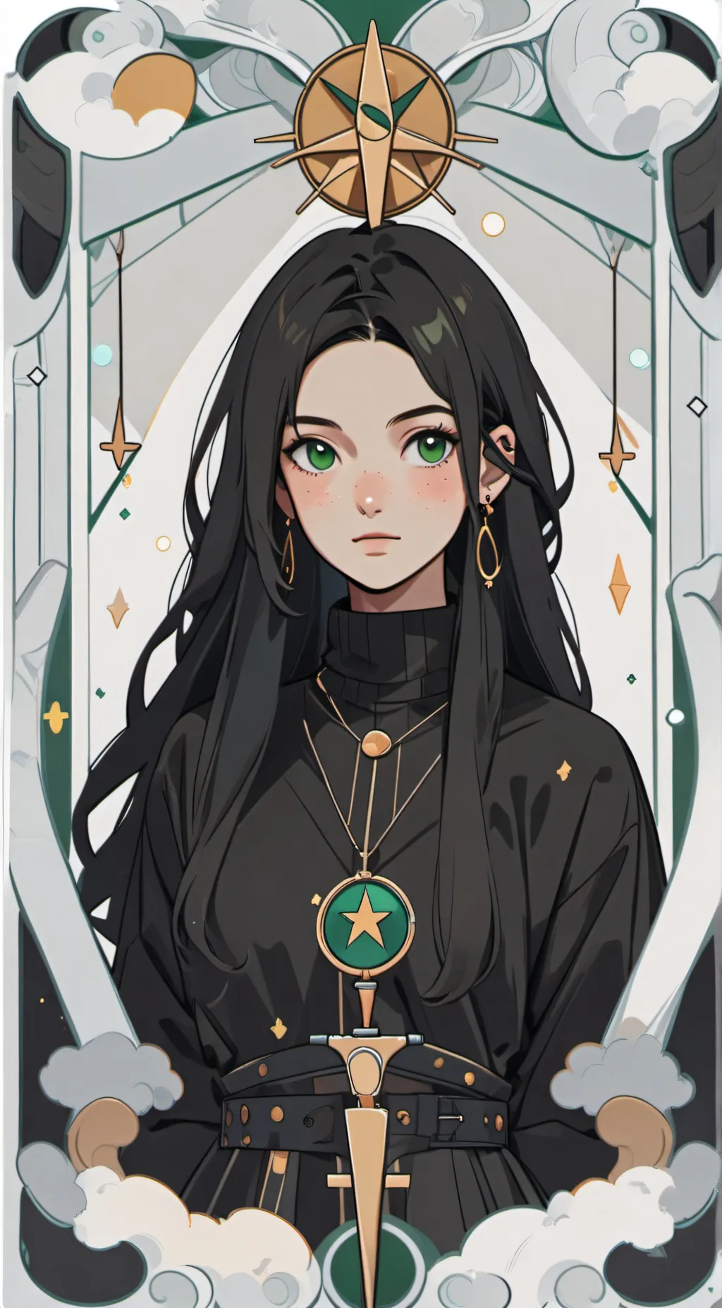 ai character: Erien Krion  background