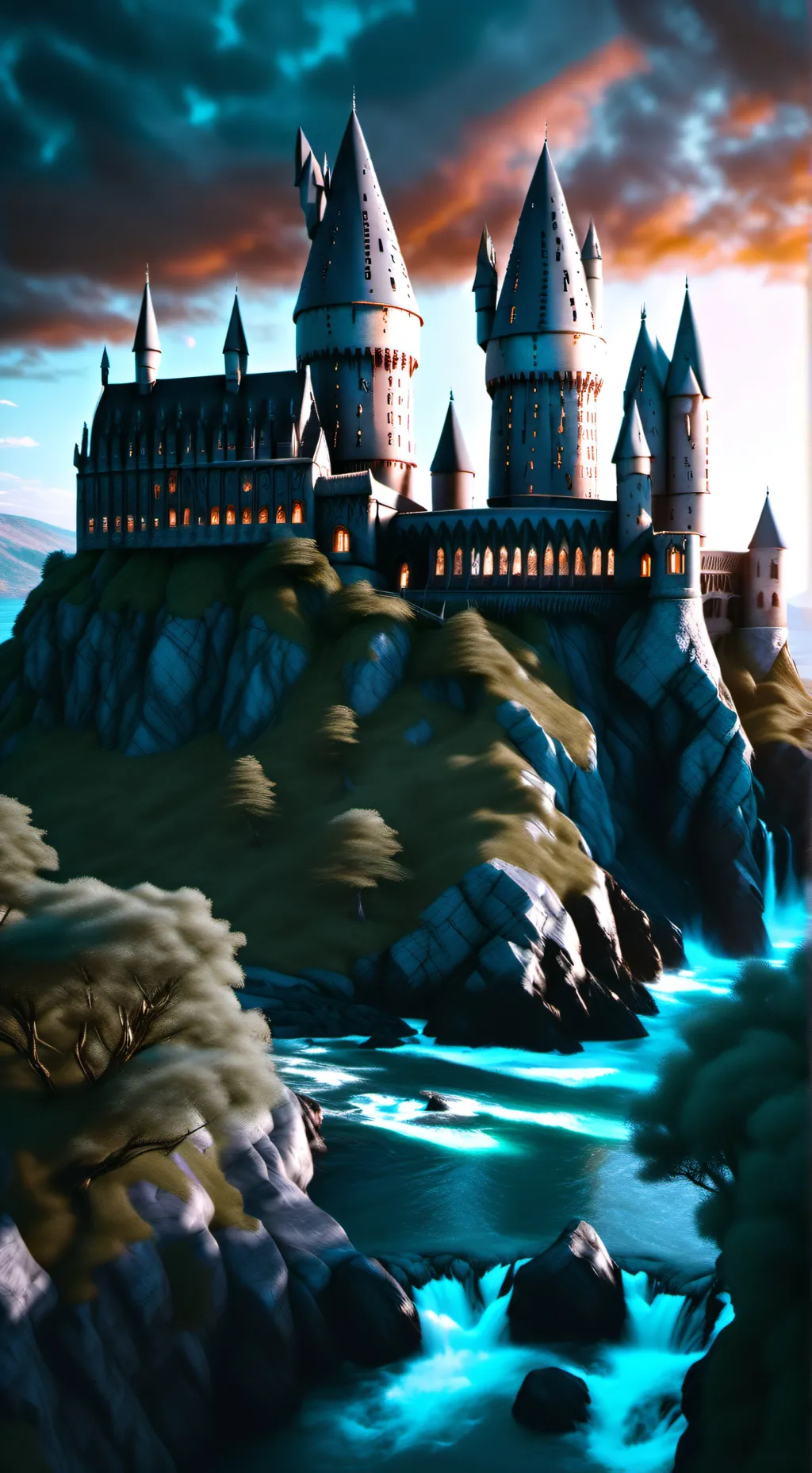ai character: Hp 4th year background