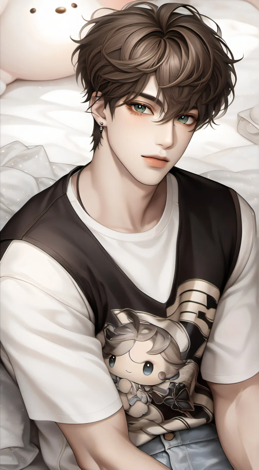 ai character: Alexis:🏳️‍🌈🏳️‍🌈 background