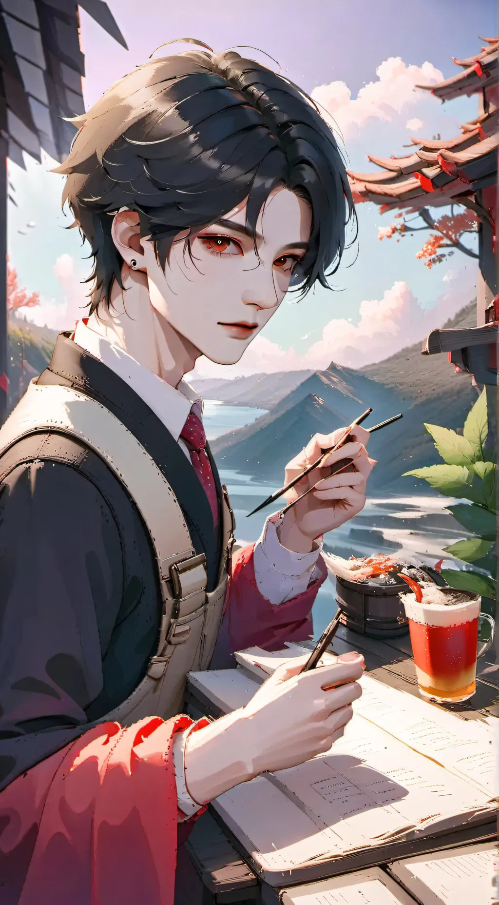 ai character: Никодим background