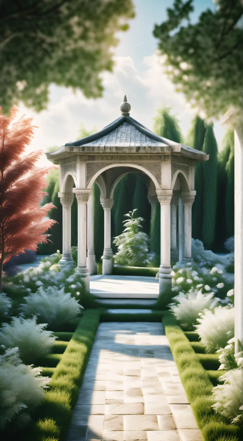 ai character: grow a garde(diff) background