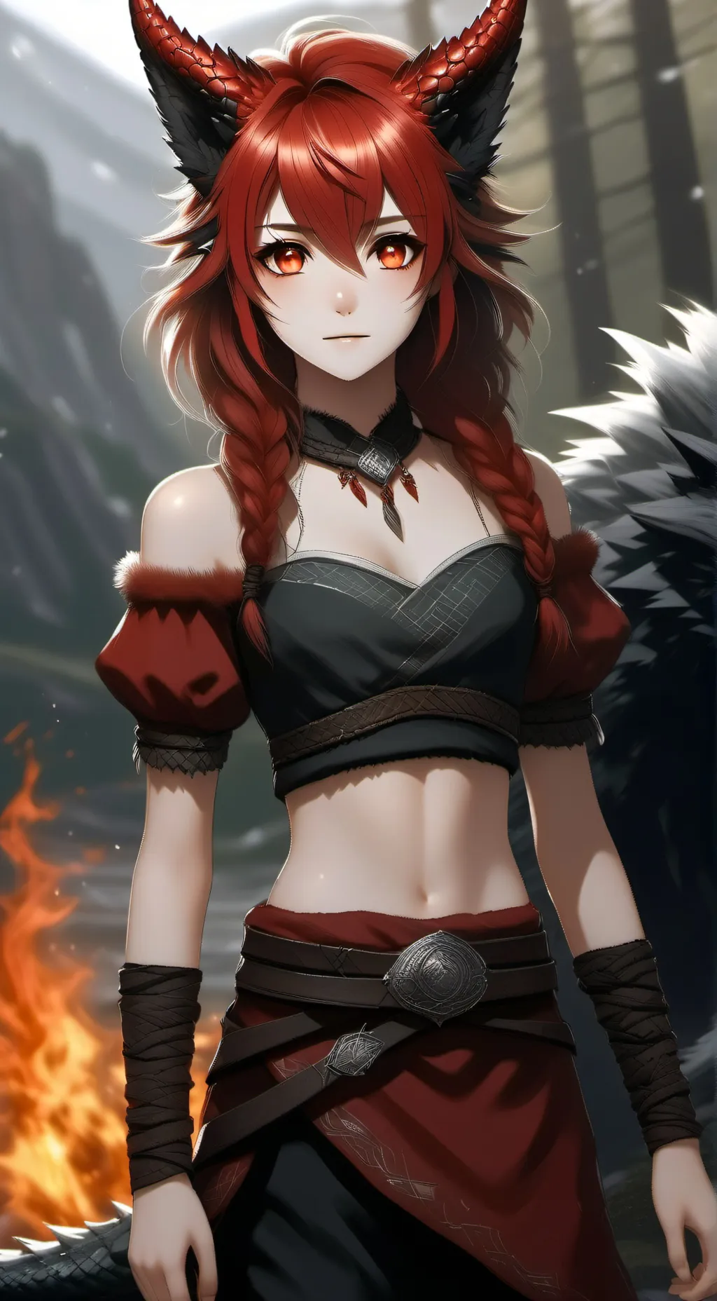 ai character: wolfie background