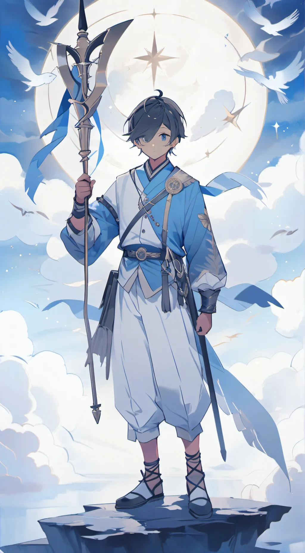 ai character: Bluudud background