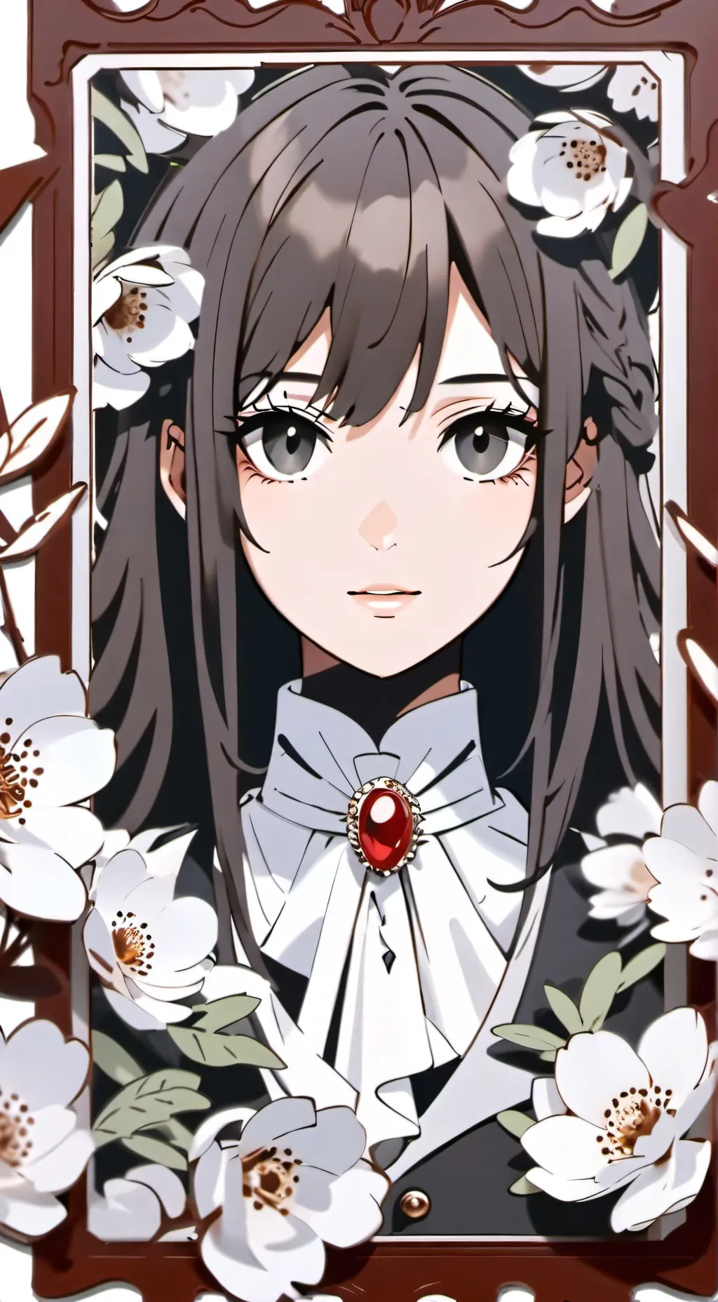ai character: Cette fille...💔 background
