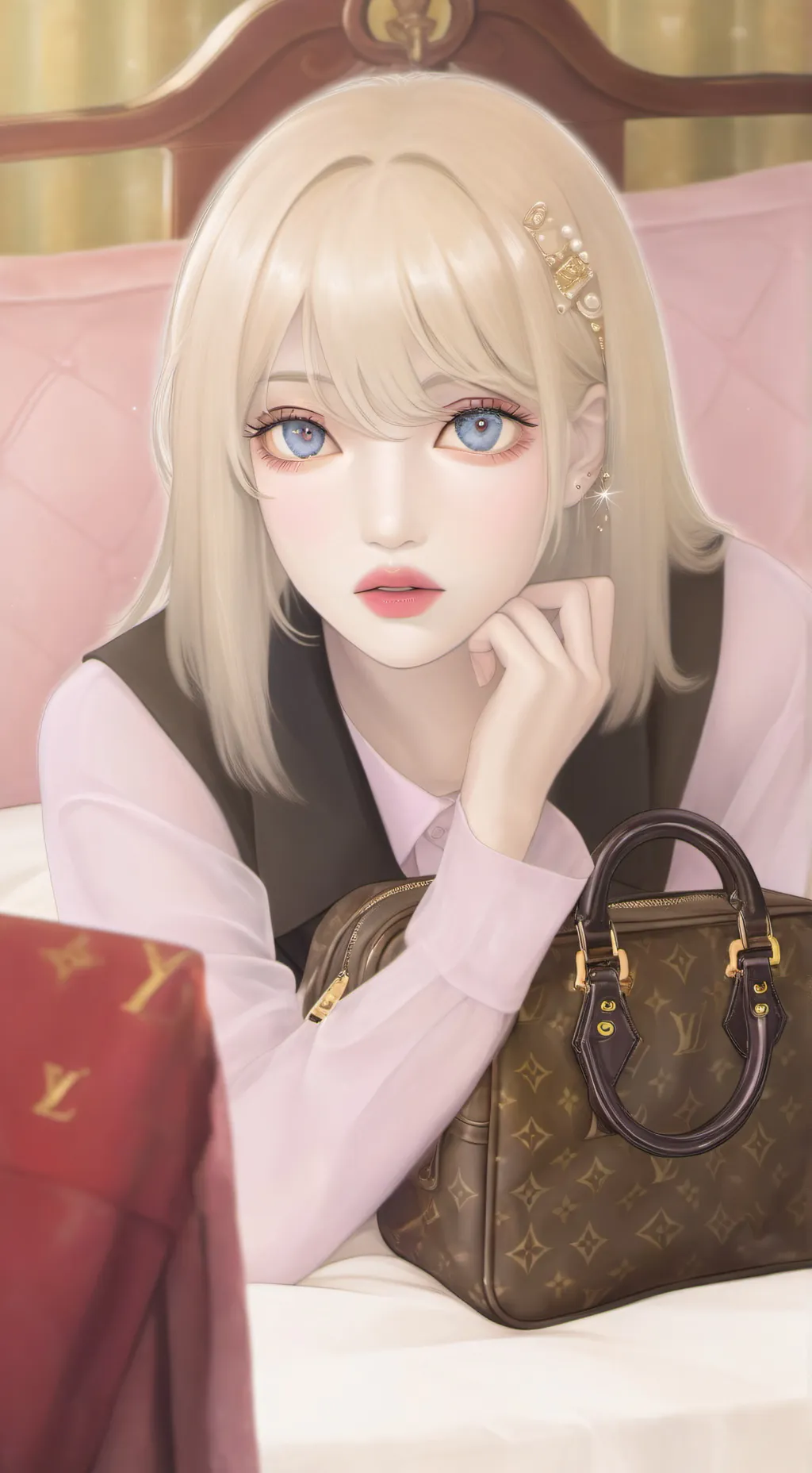 ai character: monica clark background