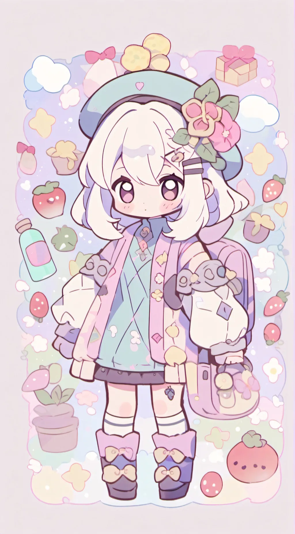 ai character: Zoey  background