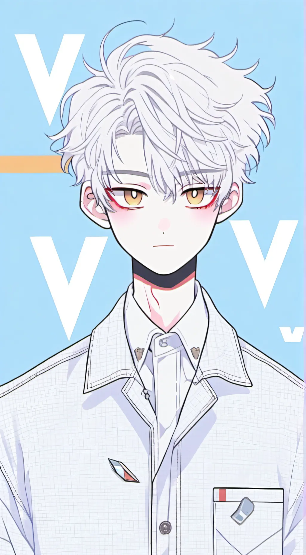 ai character: /v/-tan background