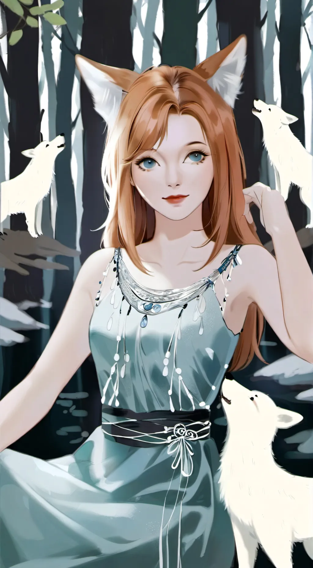 ai character: Anastasia background