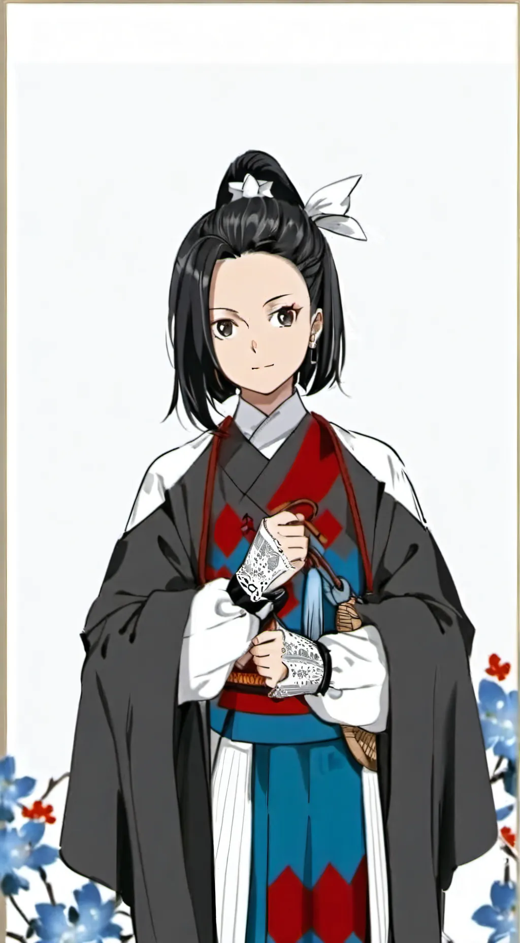 ai character: Momo Yaoyorozuo  background