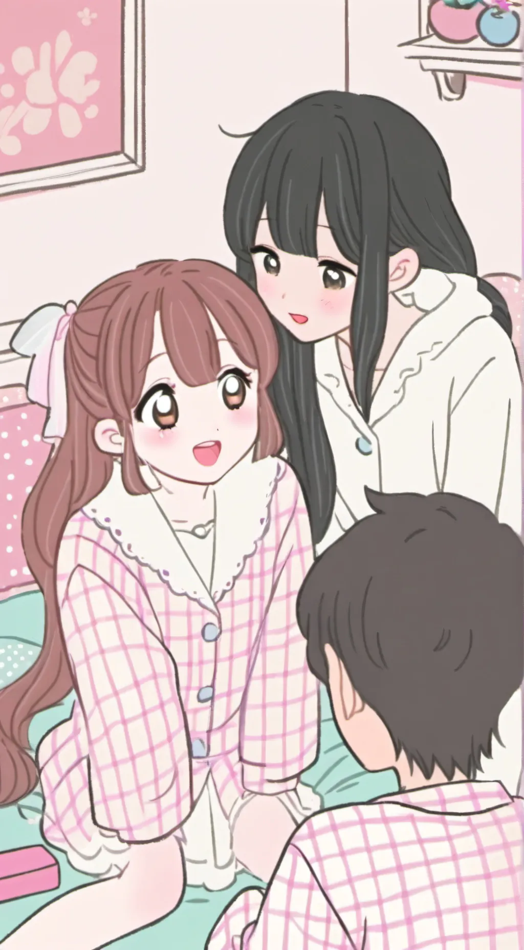 ai character: Fpe Sleepover  background